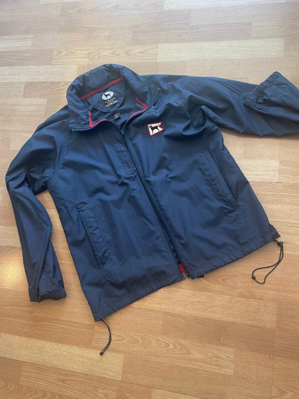 The Black Dog Martha's Vineyard Men's Windbreaker jacket Navy M full zip